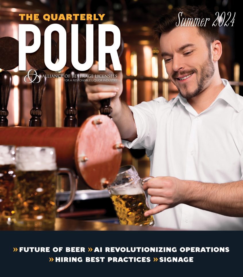 Bartender Pouring a Beer